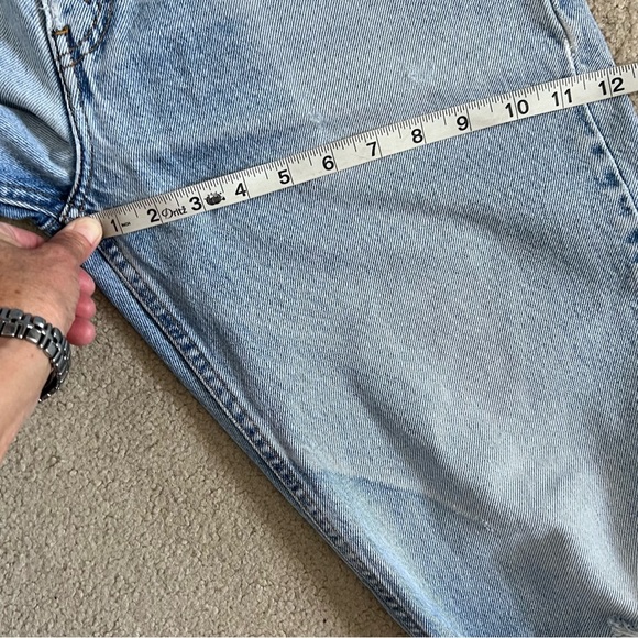 Vintage 2002 Levi’s 901 Relaxed Straight Leg Jeans Light Wash Mexico 32 X 32 - Picture 9 of 12